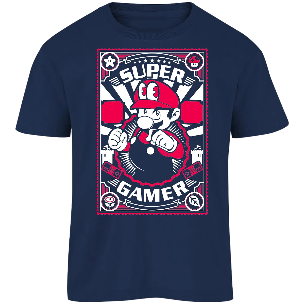 Playera Mario Bros Mario Gamer para Niño 6