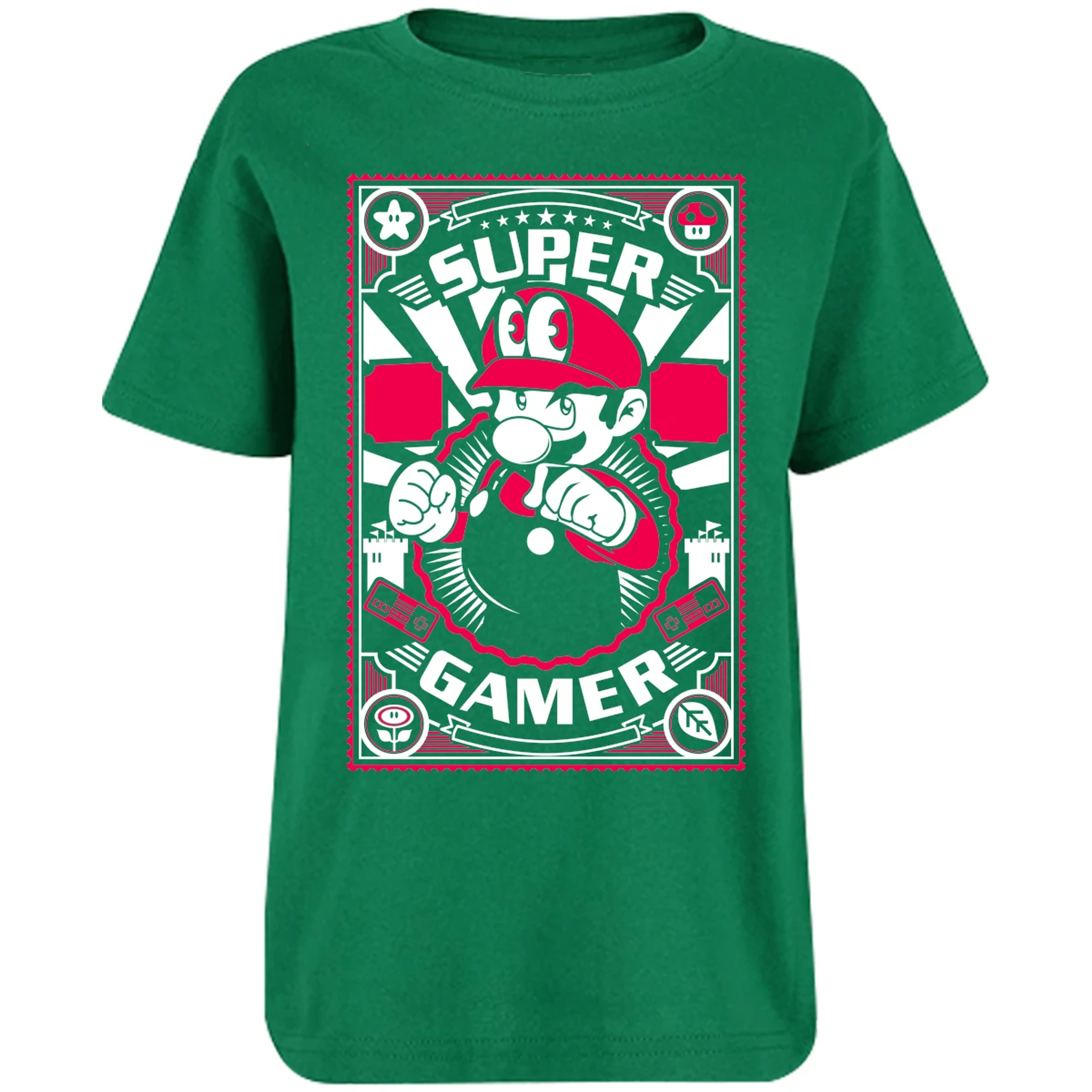 Playera Mario Bros Mario Gamer para Niño 7