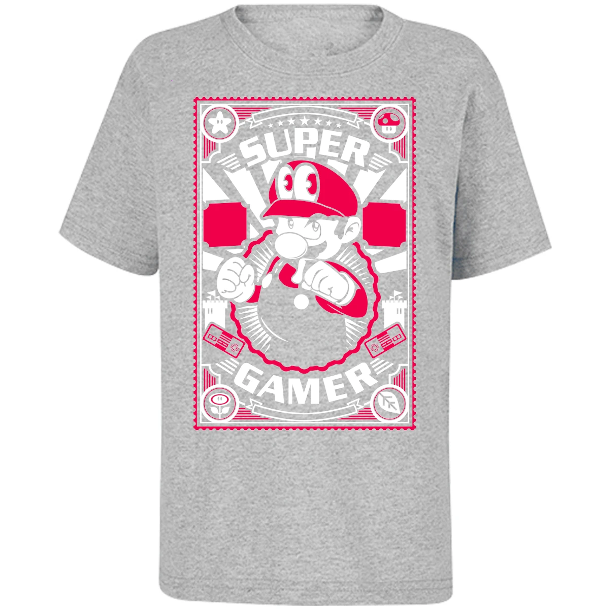 Playera Mario Bros Mario Gamer para Niño 9