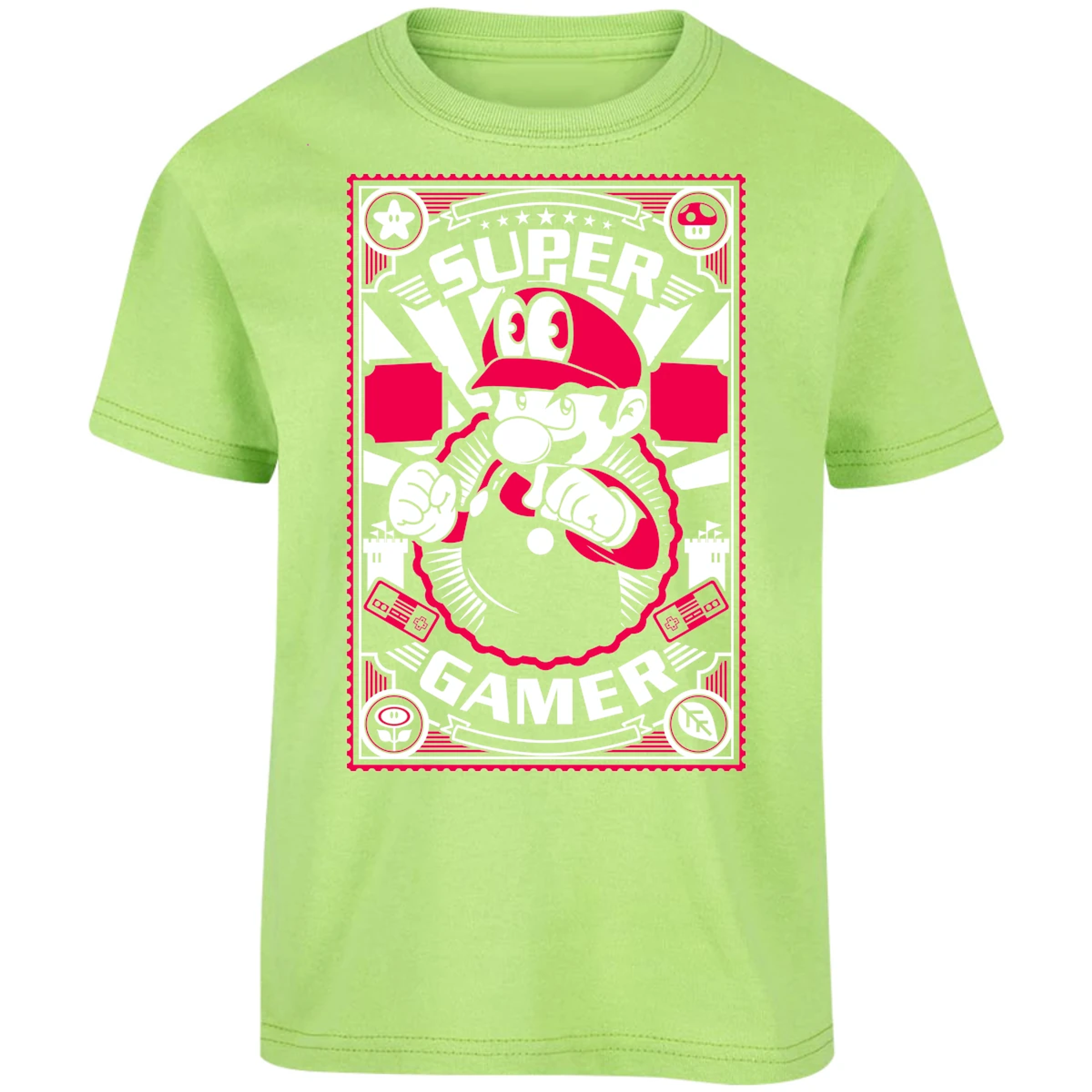Playera Mario Bros Mario Gamer para Niño 10
