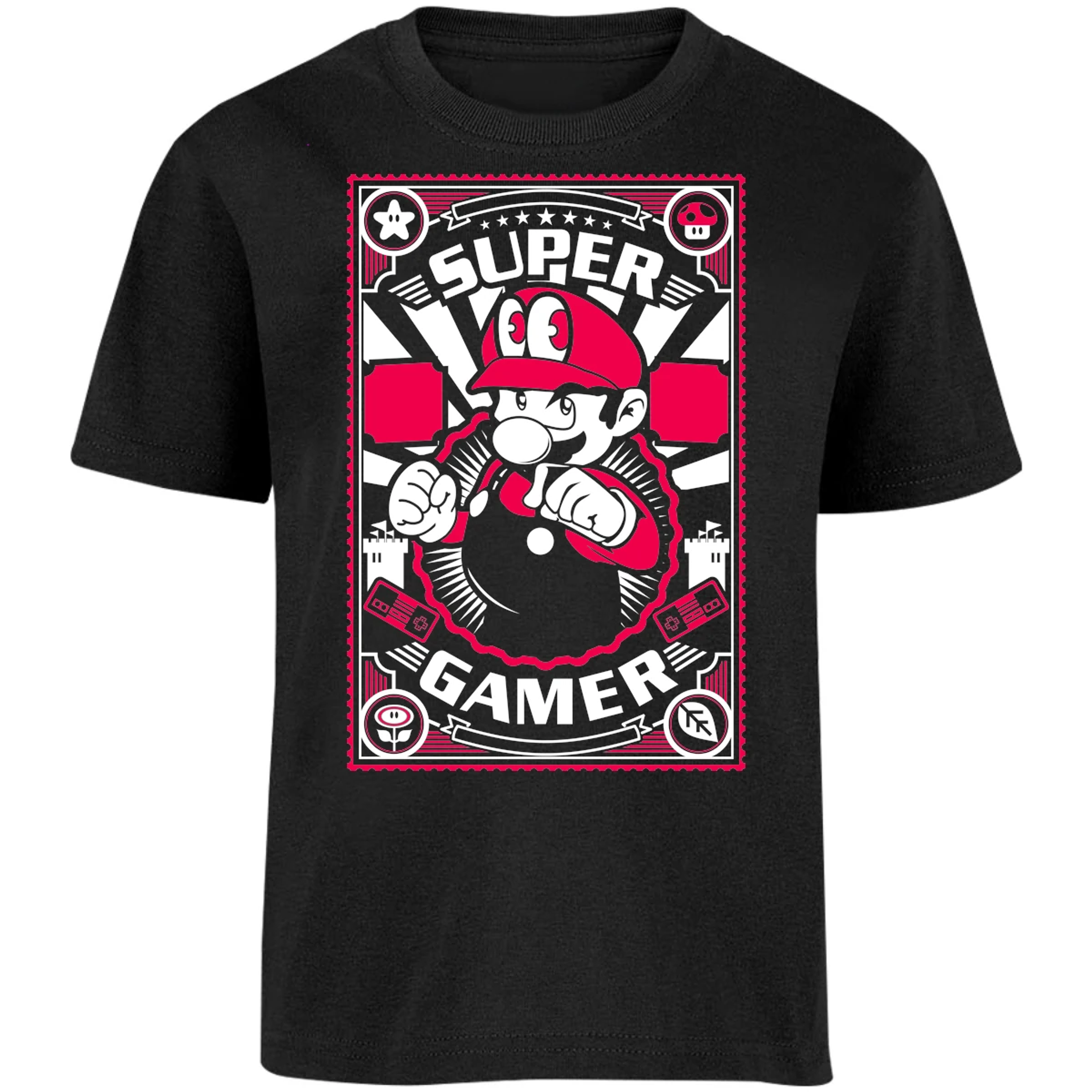 Playera Mario Bros Mario Gamer para Niño 14