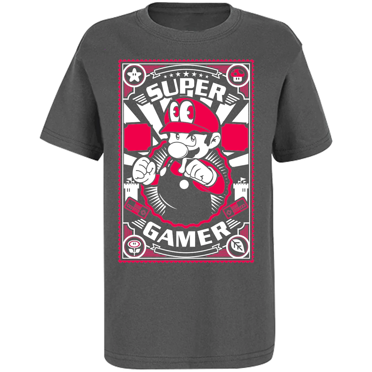 Playera Mario Bros Mario Gamer para Niño 15