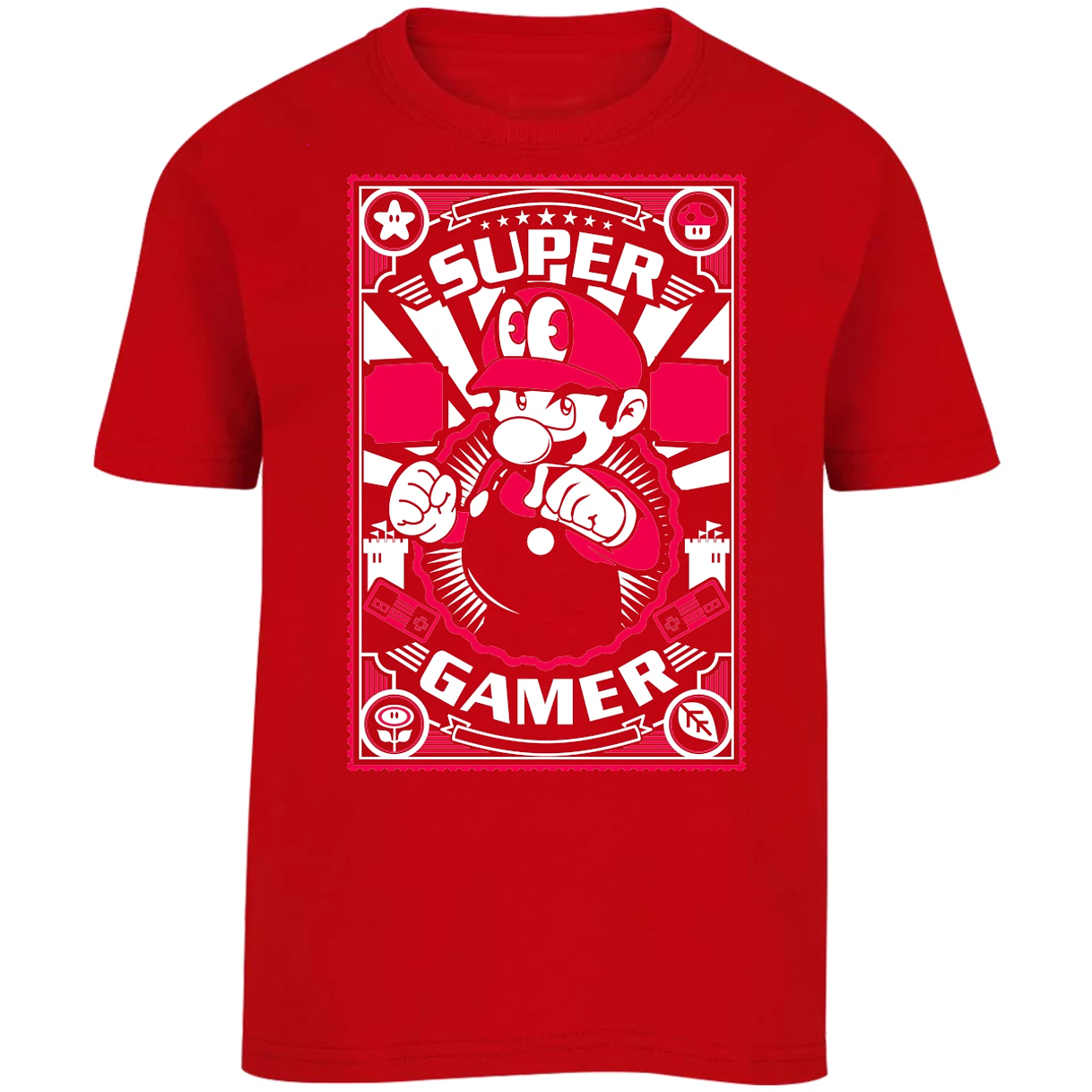 Playera Mario Bros Mario Gamer para Niño 16