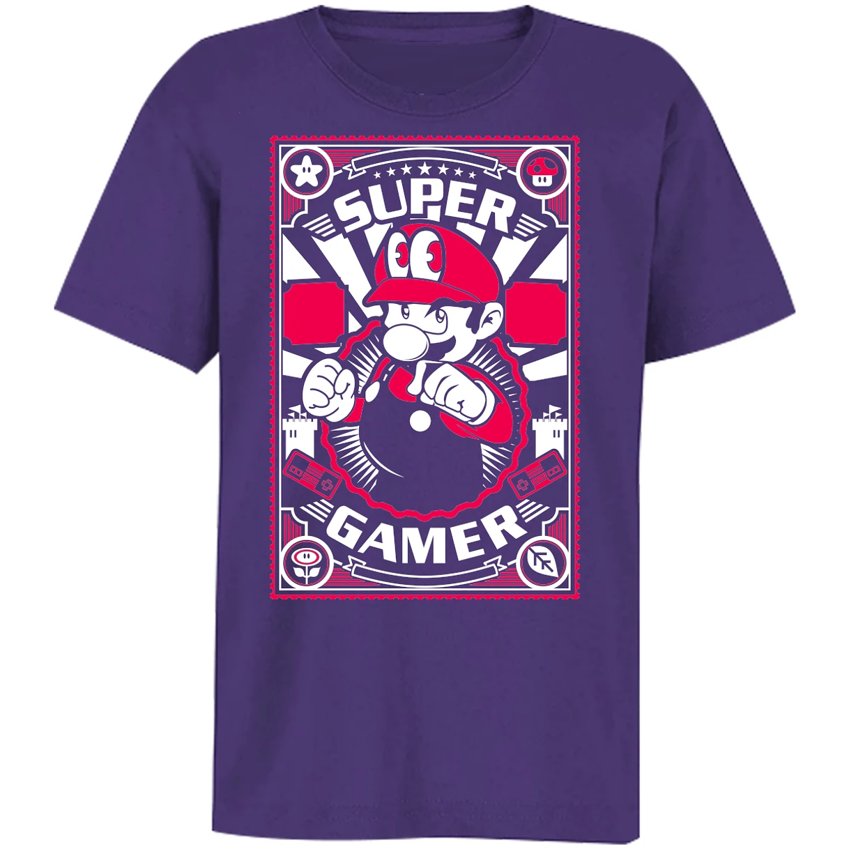 Playera Mario Bros Mario Gamer para Niño 17