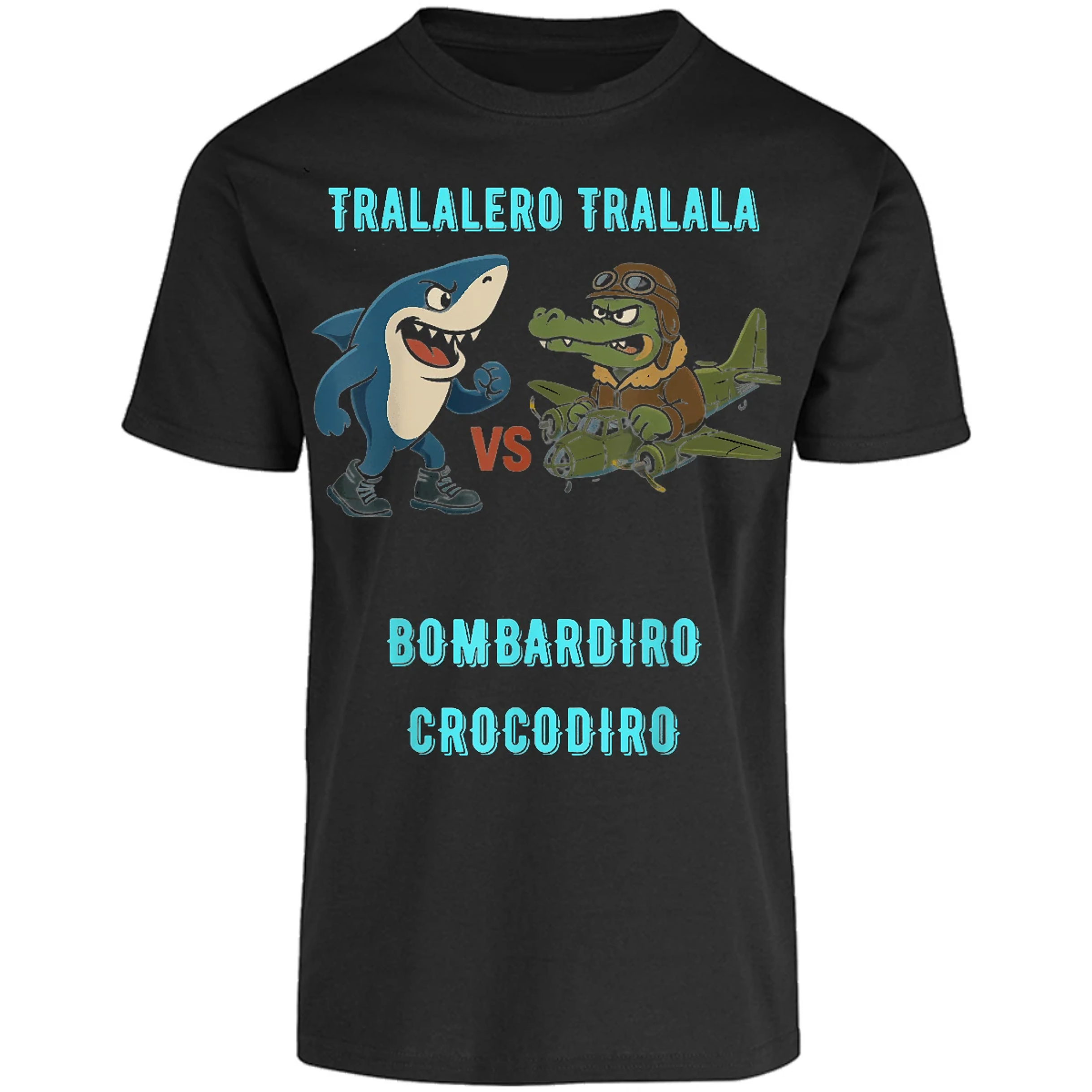 Playera Memes Bombardiro X Tralalero para Adulto 23