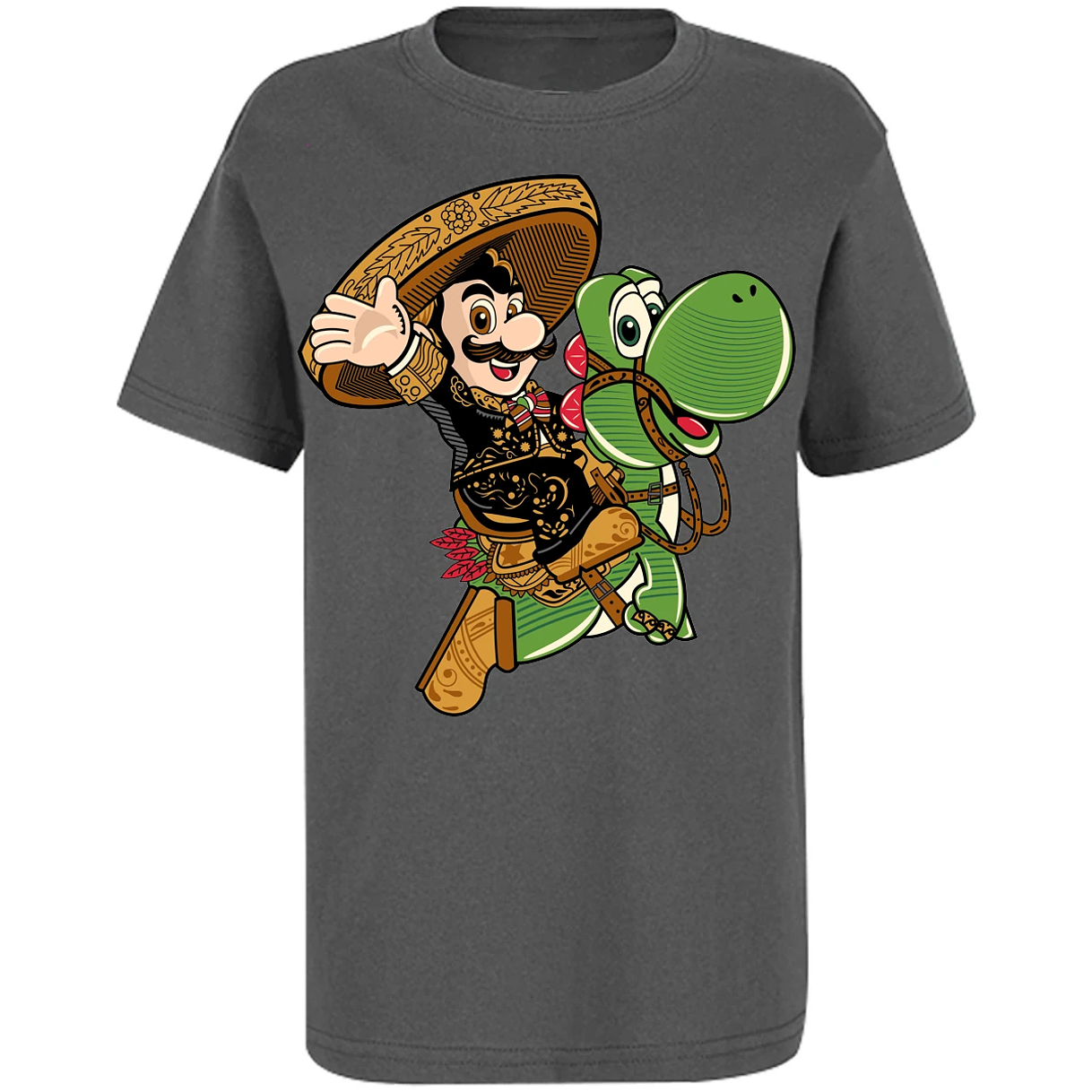 Playera Mario Bros Mario Mariachi para Niño 9
