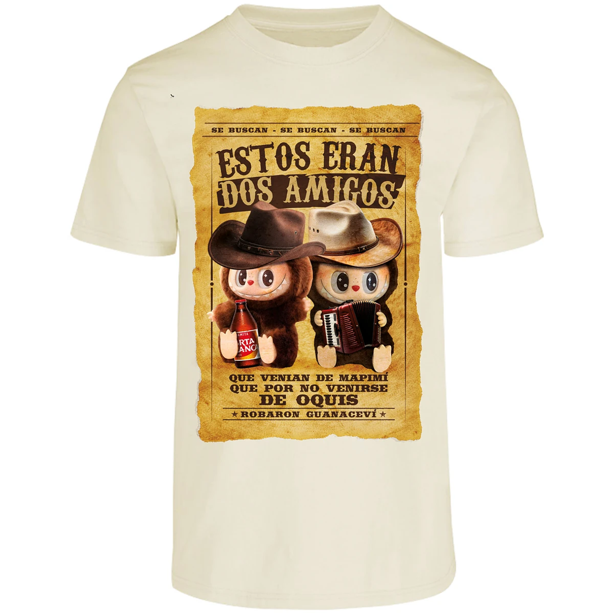 Playera Labubu Labubus Eran 2 Amigos para Adulto 28