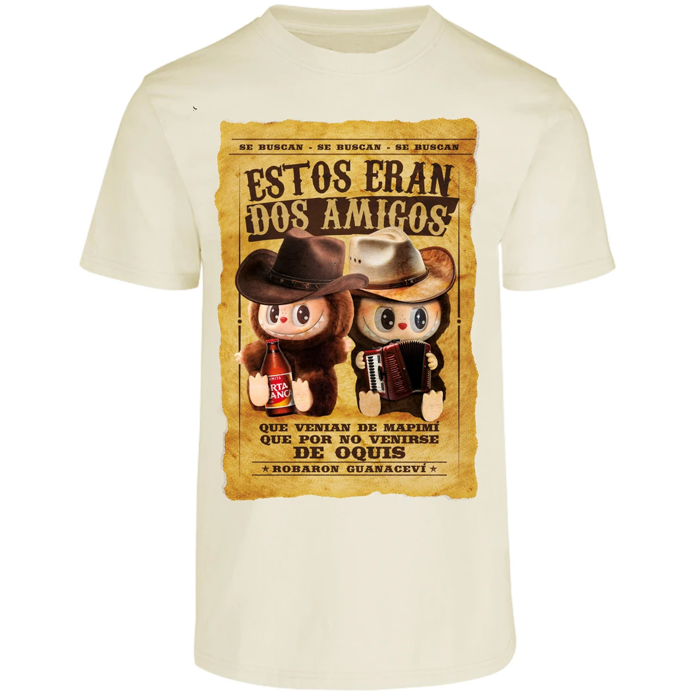 Playera Labubu Labubus Eran 2 Amigos para Adulto 28