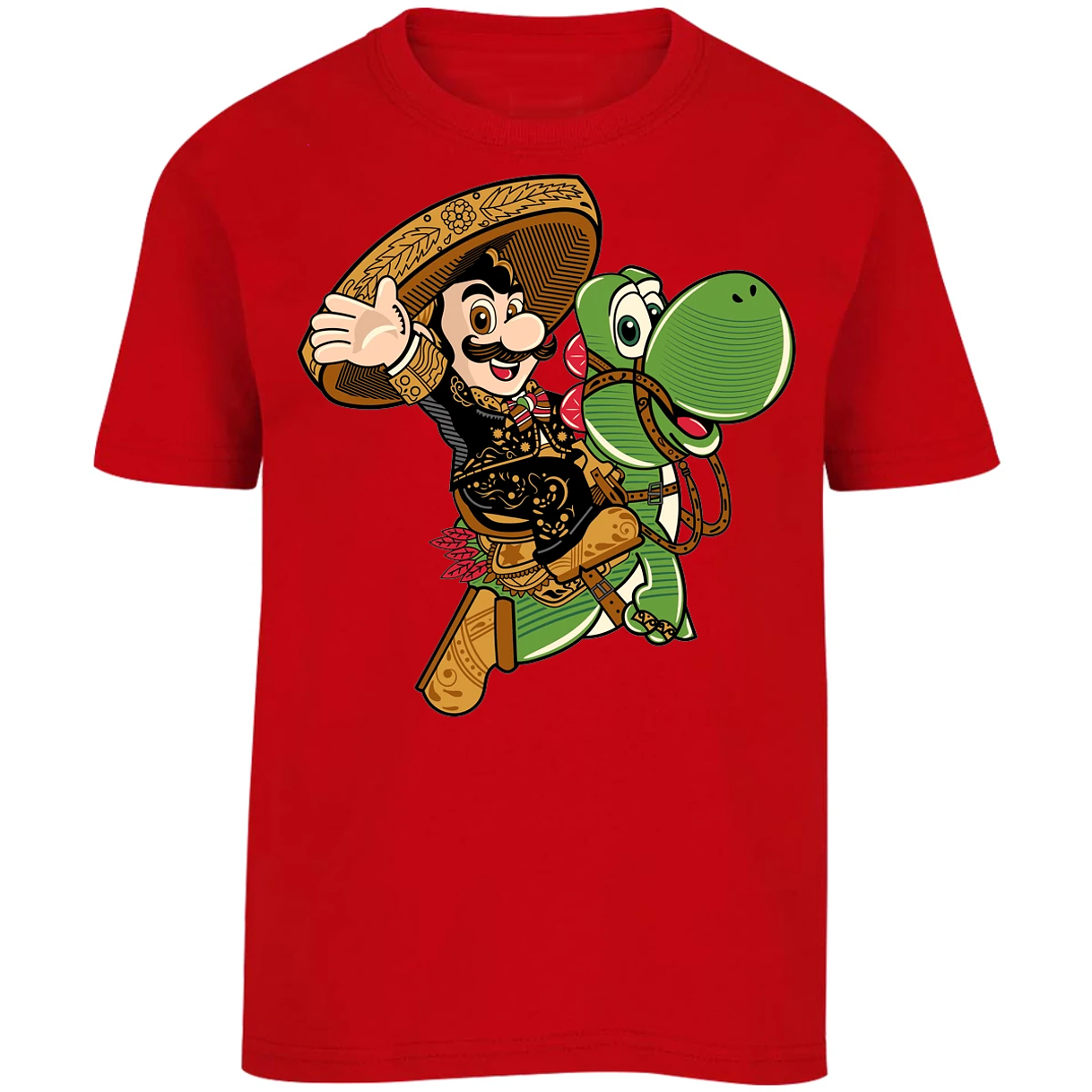 Playera Mario Bros Mario Mariachi para Niño 12