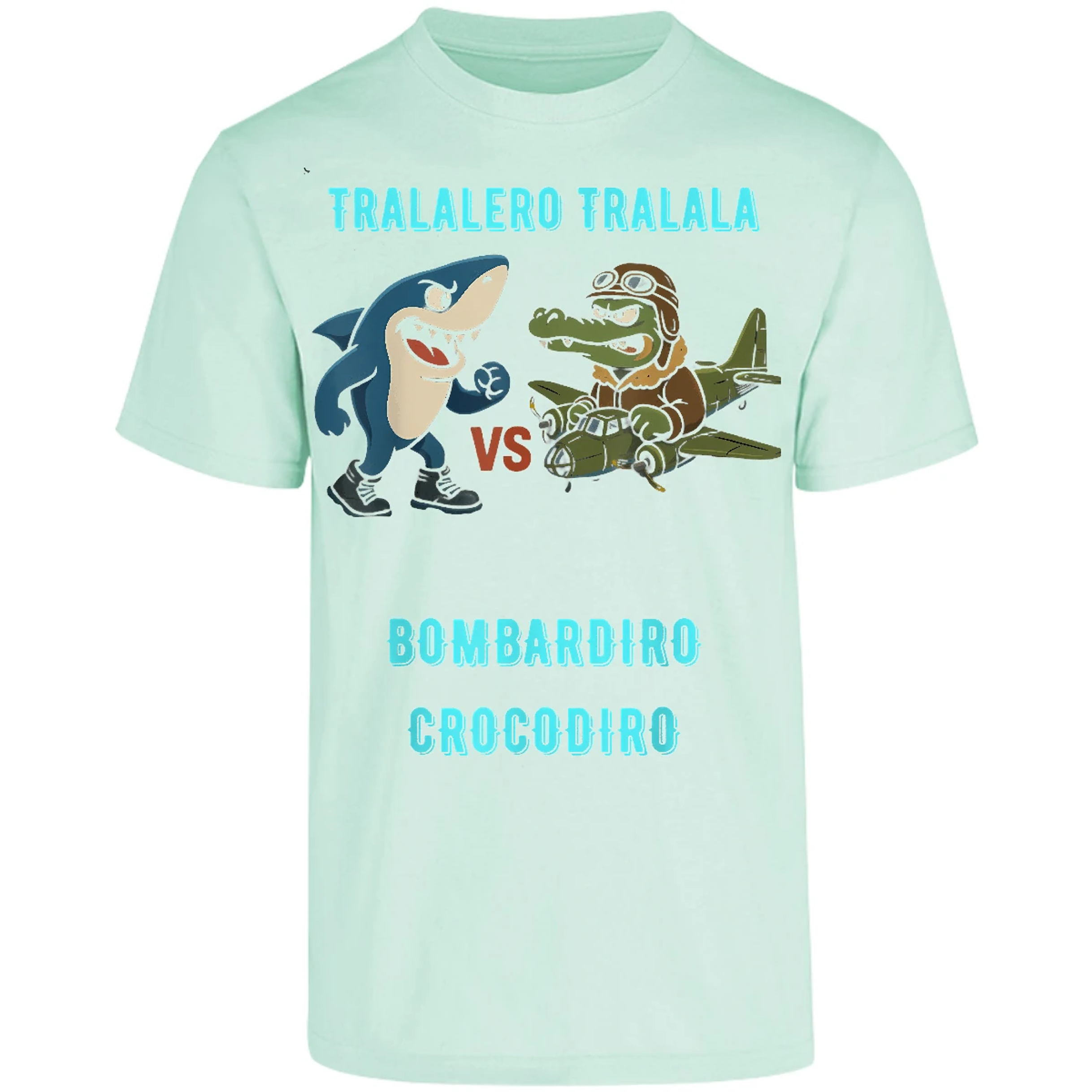 Playera Memes Bombardiro X Tralalero para Adulto 15