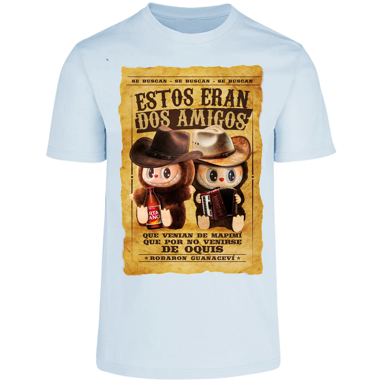 Playera Labubu Labubus Eran 2 Amigos para Adulto 14