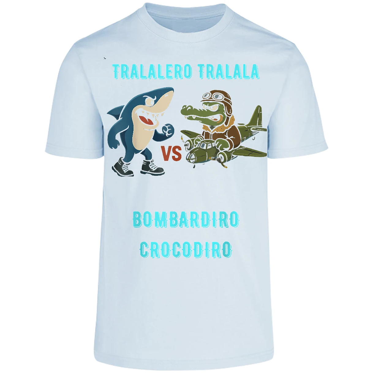 Playera Memes Bombardiro X Tralalero para Adulto 16