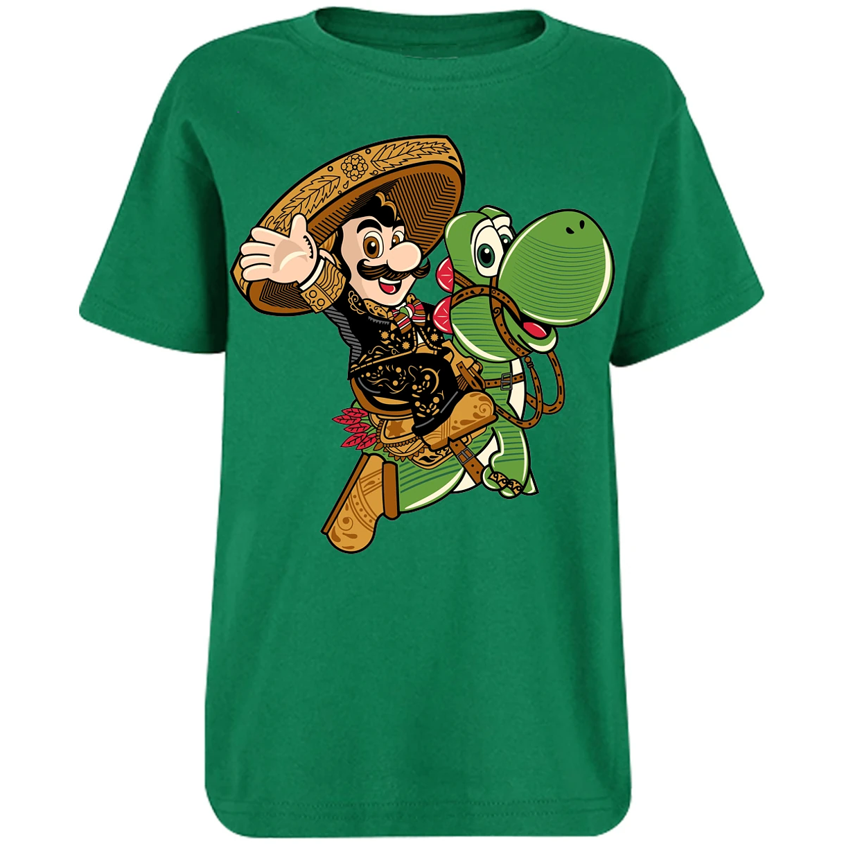 Playera Mario Bros Mario Mariachi para Niño 5
