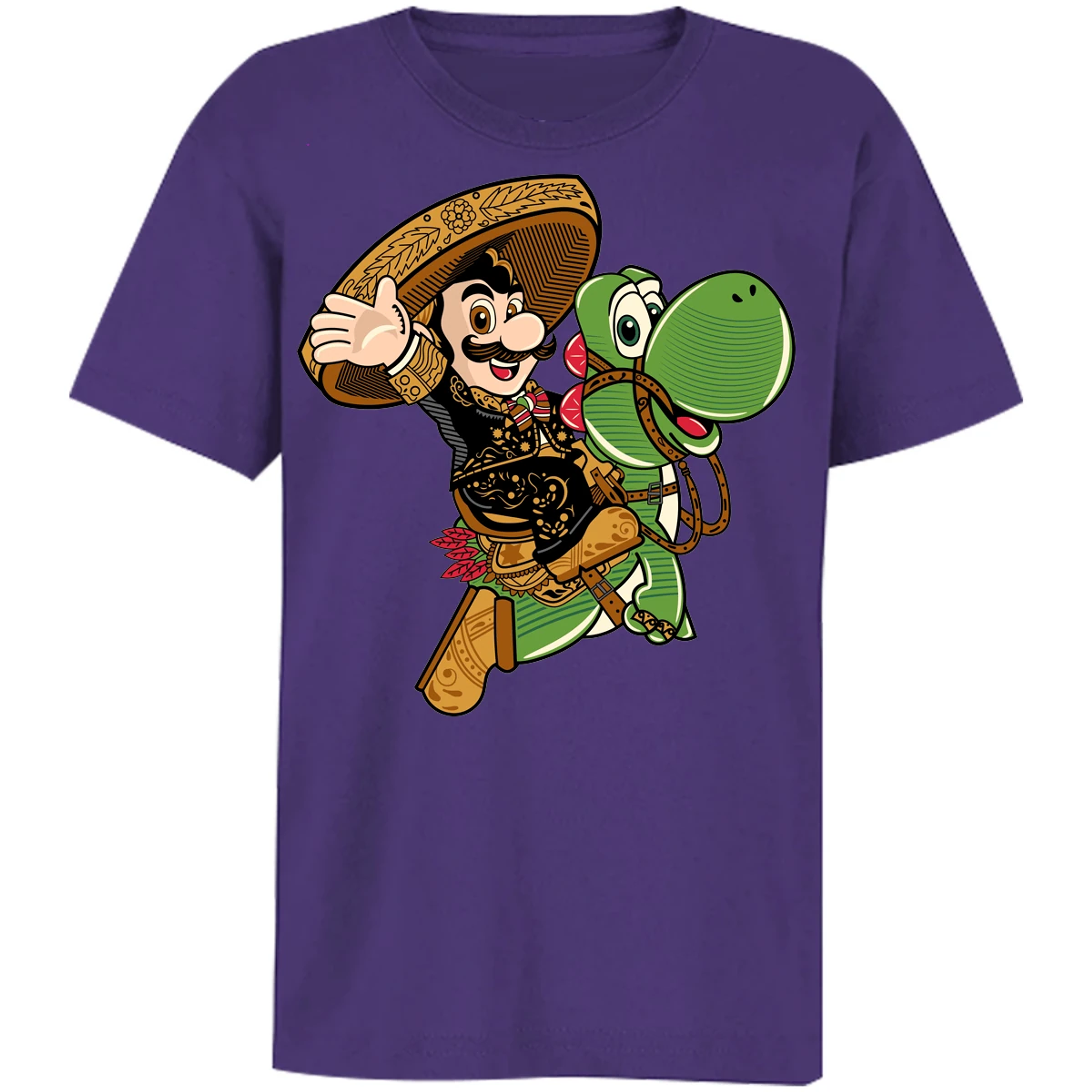 Playera Mario Bros Mario Mariachi para Niño 7