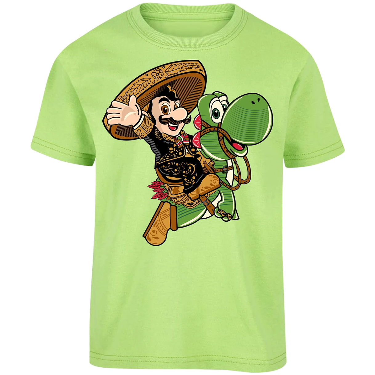 Playera Mario Bros Mario Mariachi para Niño 8
