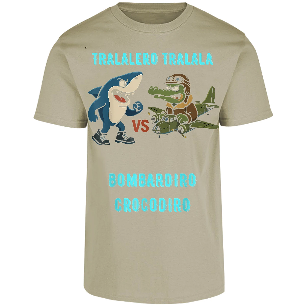 Playera Memes Bombardiro X Tralalero para Adulto 11