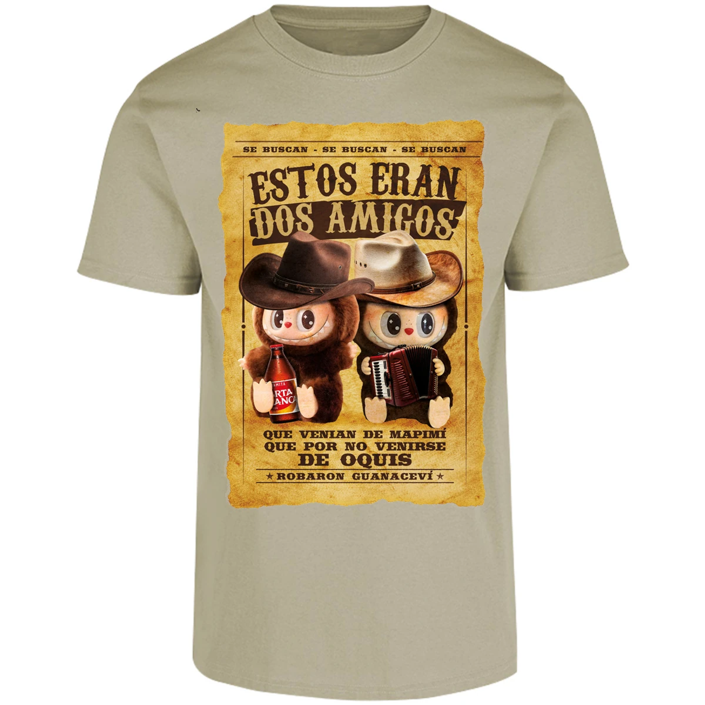 Playera Labubu Labubus Eran 2 Amigos para Adulto 29