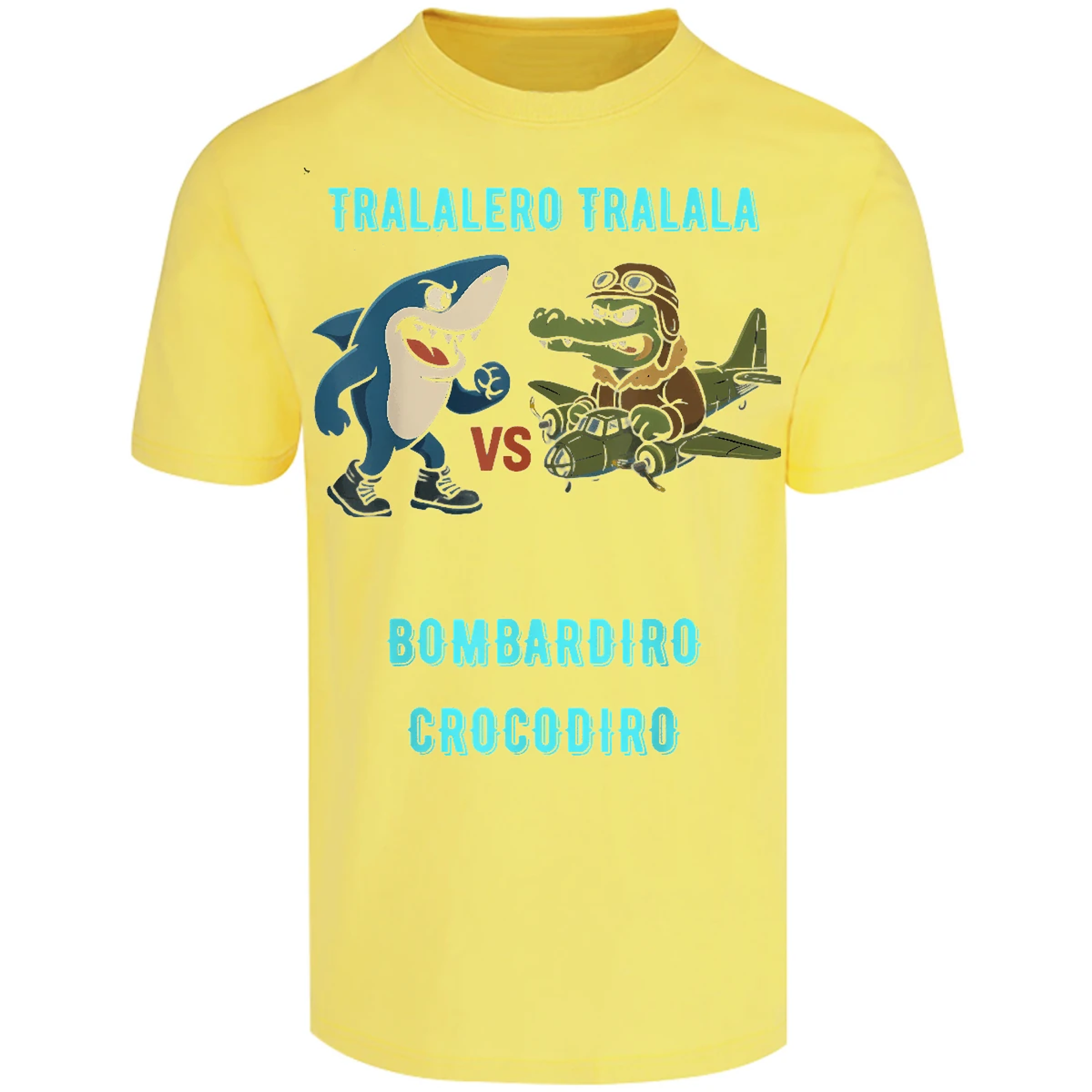 Playera Memes Bombardiro X Tralalero para Adulto 24