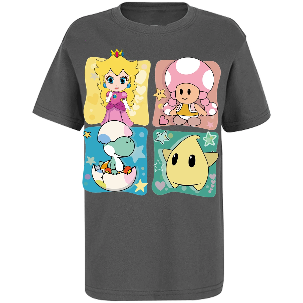 Playera Mario Bros Mario Personajes Kawaii para Niño 12