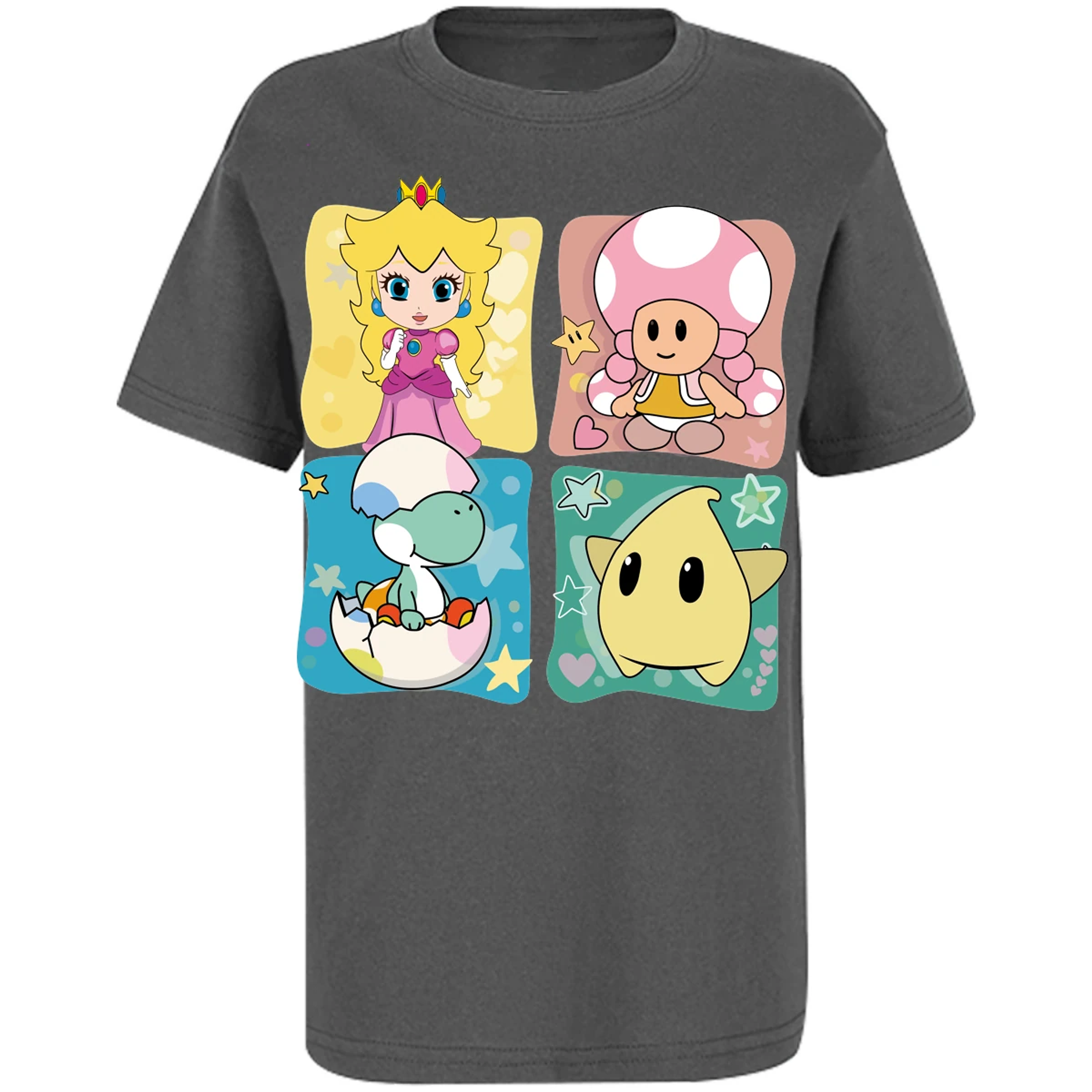 Playera Mario Bros Mario Personajes Kawaii para Niño 12