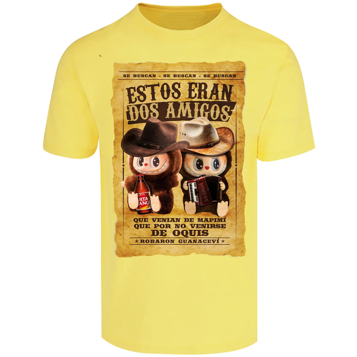 Playera Labubu Labubus Eran 2 Amigos para Adulto 19