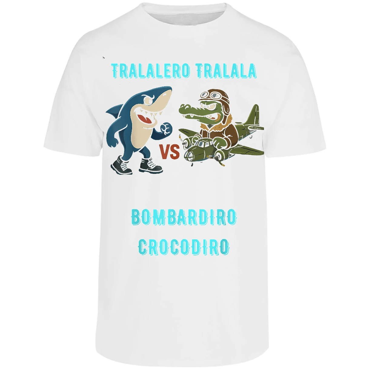 Playera Memes Bombardiro X Tralalero para Adulto 14