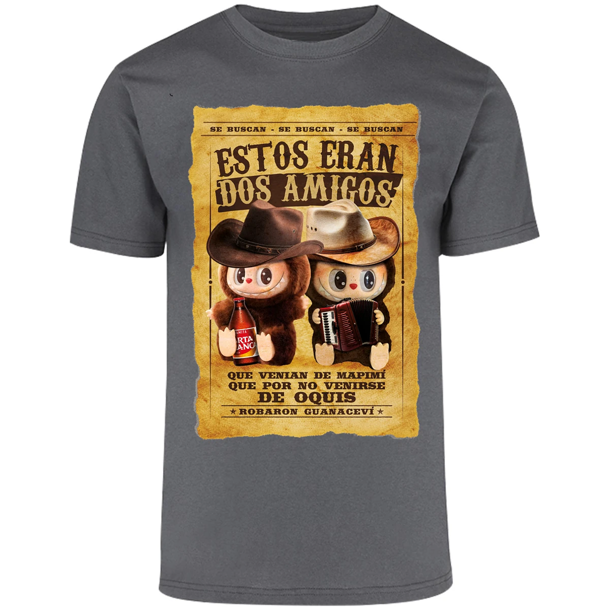 Playera Labubu Labubus Eran 2 Amigos para Adulto 18