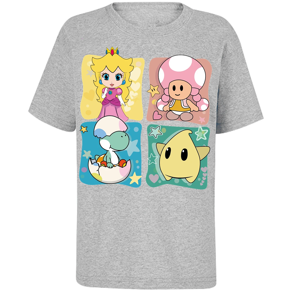 Playera Mario Bros Mario Personajes Kawaii para Niño 5