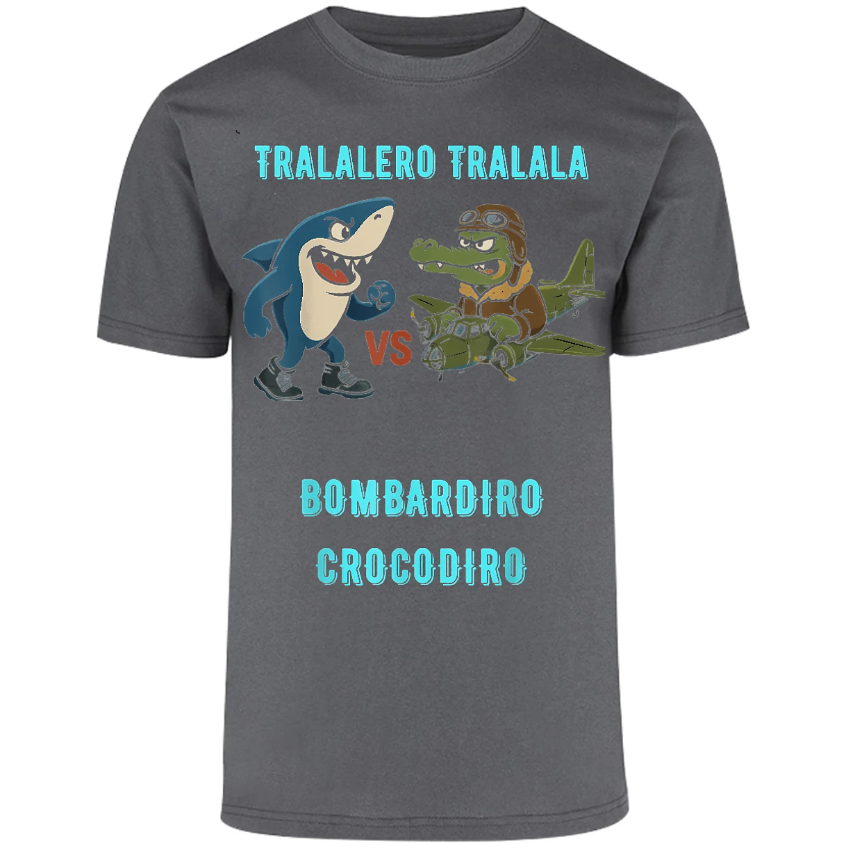 Playera Memes Bombardiro X Tralalero para Adulto 7