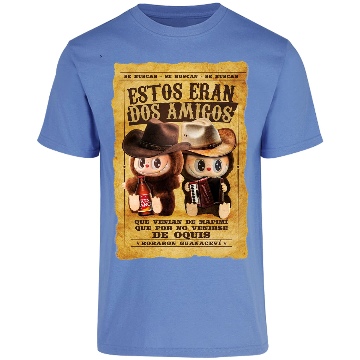 Playera Labubu Labubus Eran 2 Amigos para Adulto 27