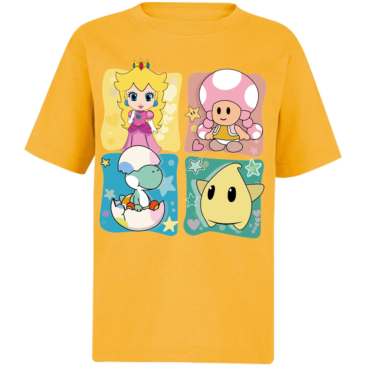 Playera Mario Bros Mario Personajes Kawaii para Niño 1