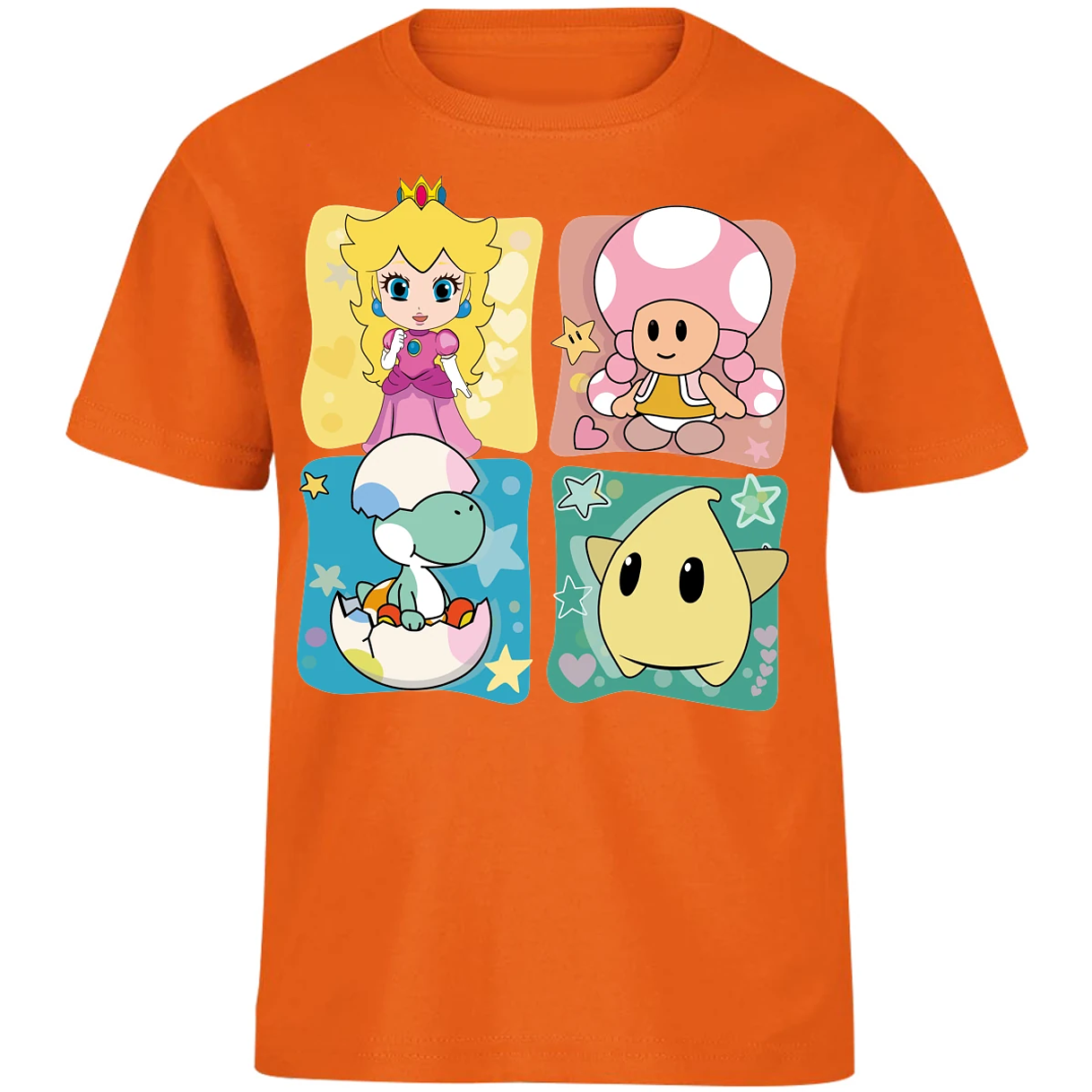 Playera Mario Bros Mario Personajes Kawaii para Niño 4