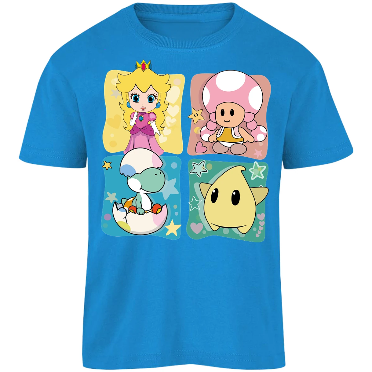 Playera Mario Bros Mario Personajes Kawaii para Niño 6