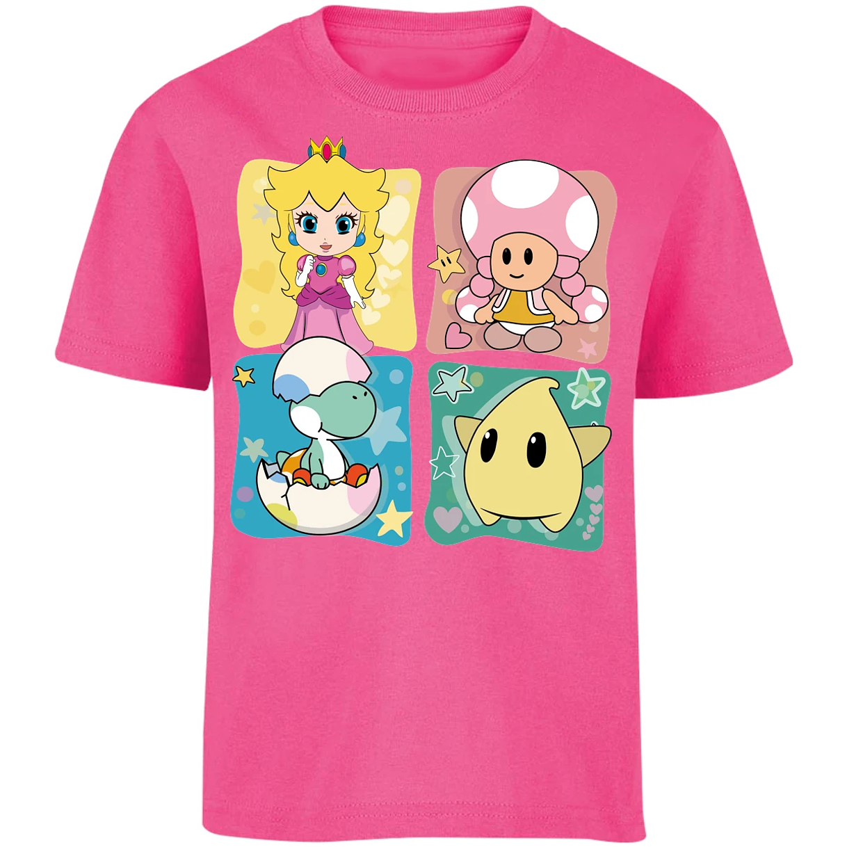 Playera Mario Bros Mario Personajes Kawaii para Niño 7