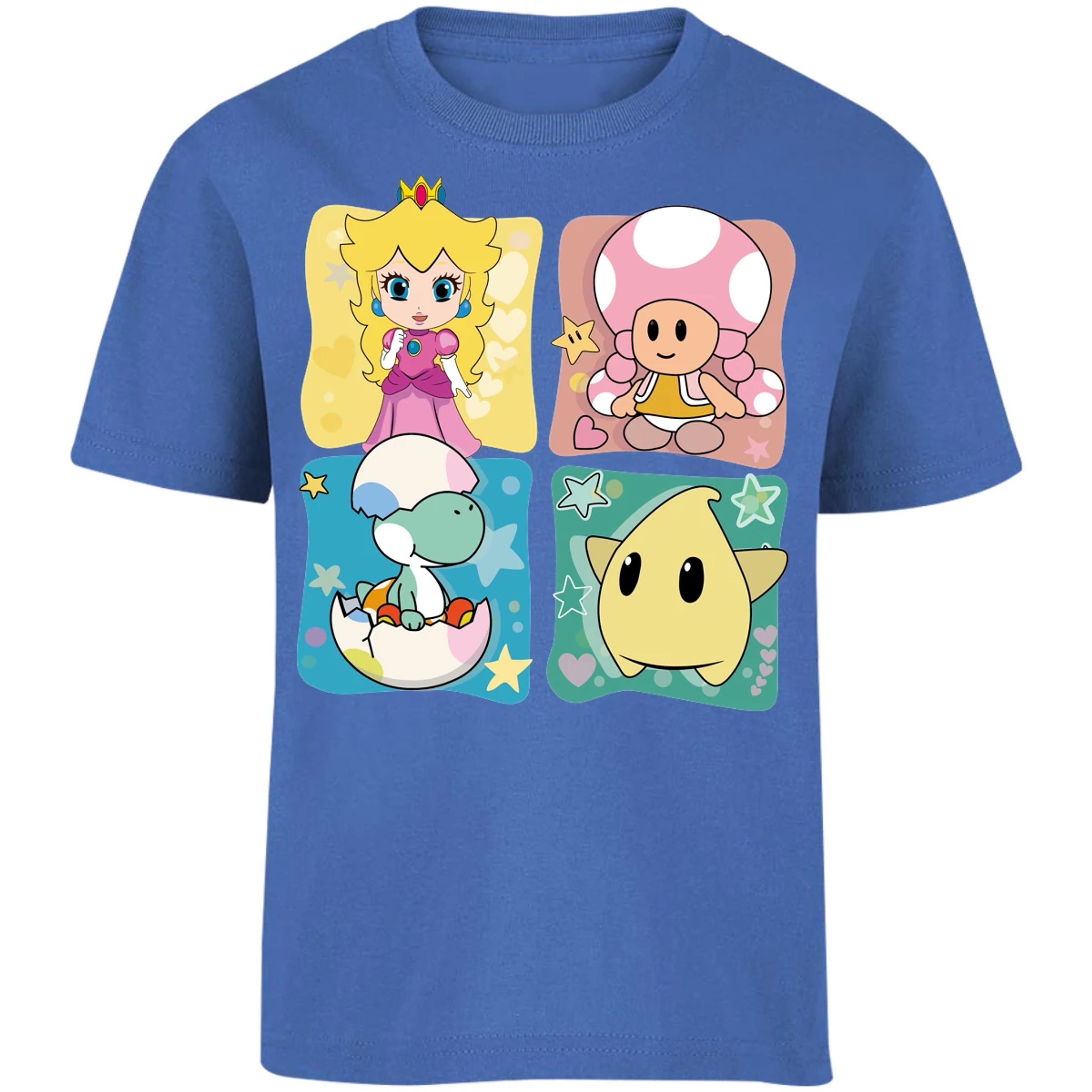 Playera Mario Bros Mario Personajes Kawaii para Niño 8