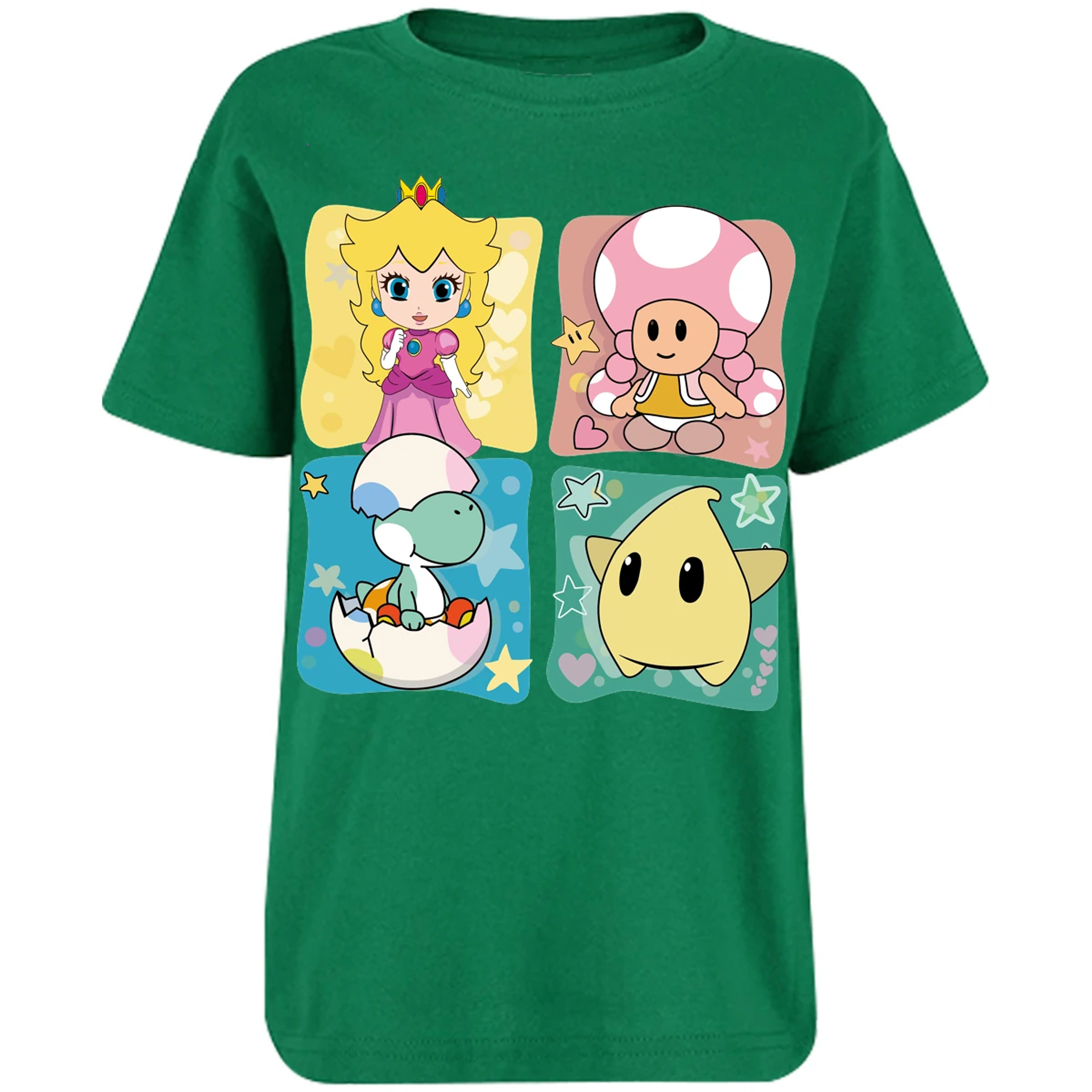 Playera Mario Bros Mario Personajes Kawaii para Niño 13