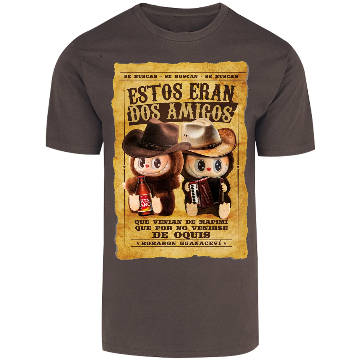 Playera Labubu Labubus Eran 2 Amigos para Adulto 10