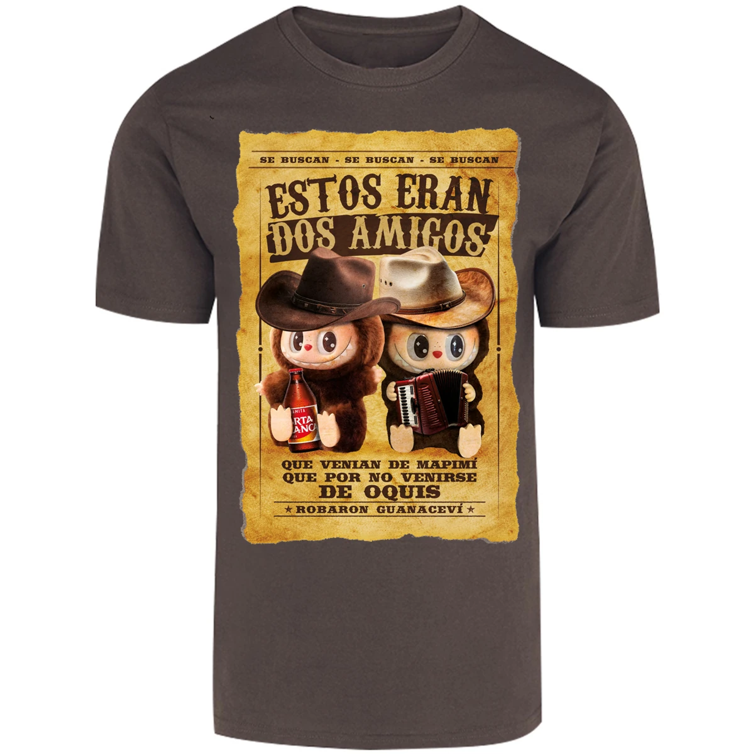 Playera Labubu Labubus Eran 2 Amigos para Adulto 10