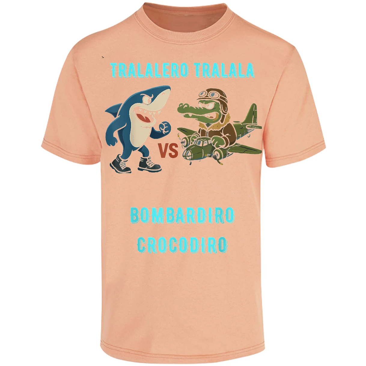 Playera Memes Bombardiro X Tralalero para Adulto 26