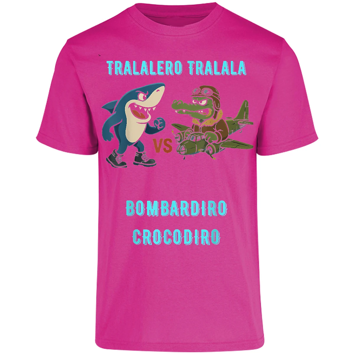 Playera Memes Bombardiro X Tralalero para Adulto 30