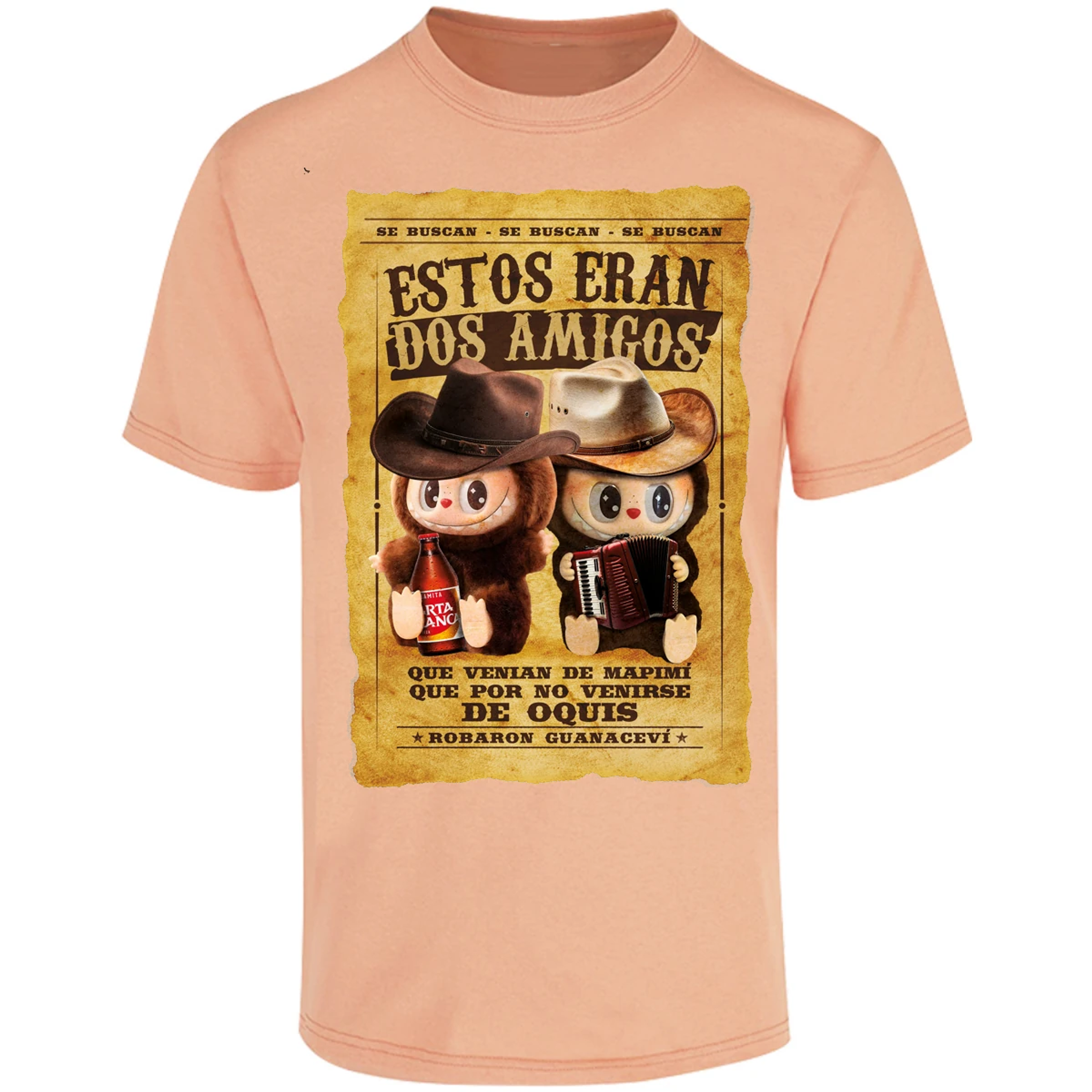 Playera Labubu Labubus Eran 2 Amigos para Adulto 25