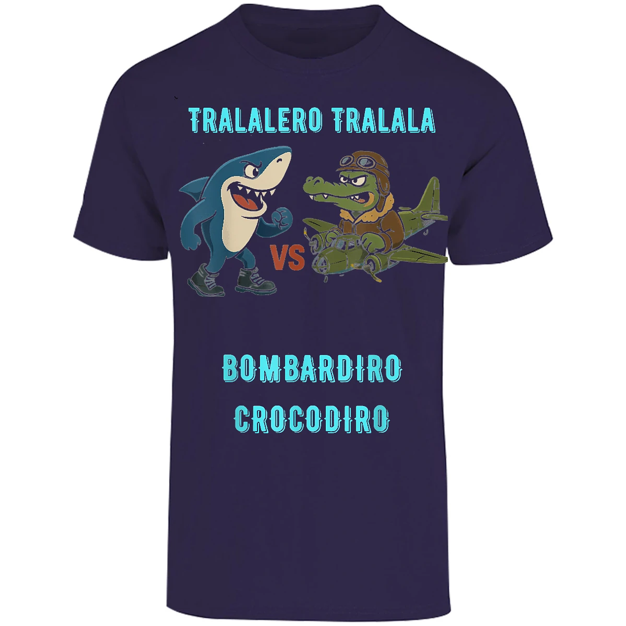 Playera Memes Bombardiro X Tralalero para Adulto 4
