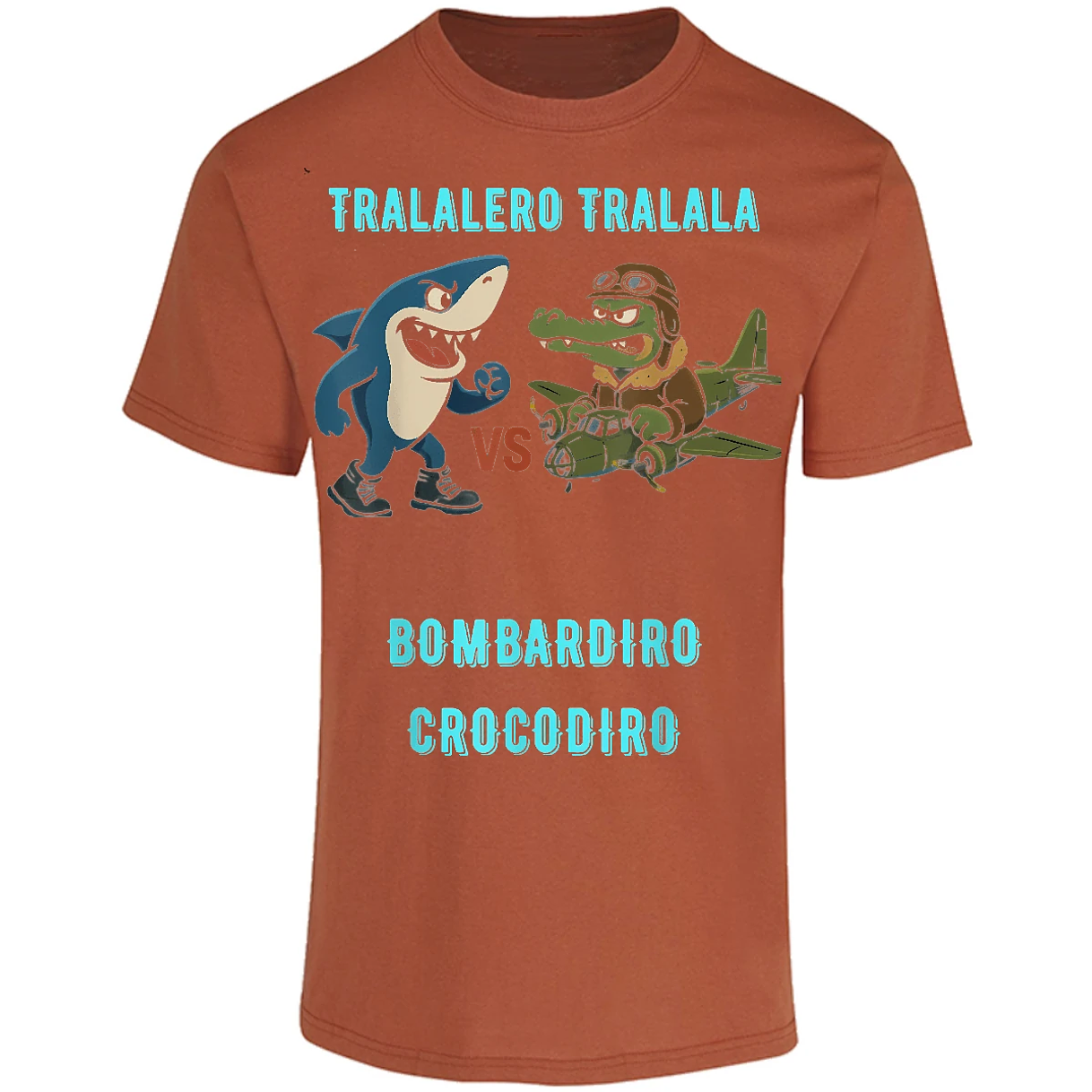 Playera Memes Bombardiro X Tralalero para Adulto 6