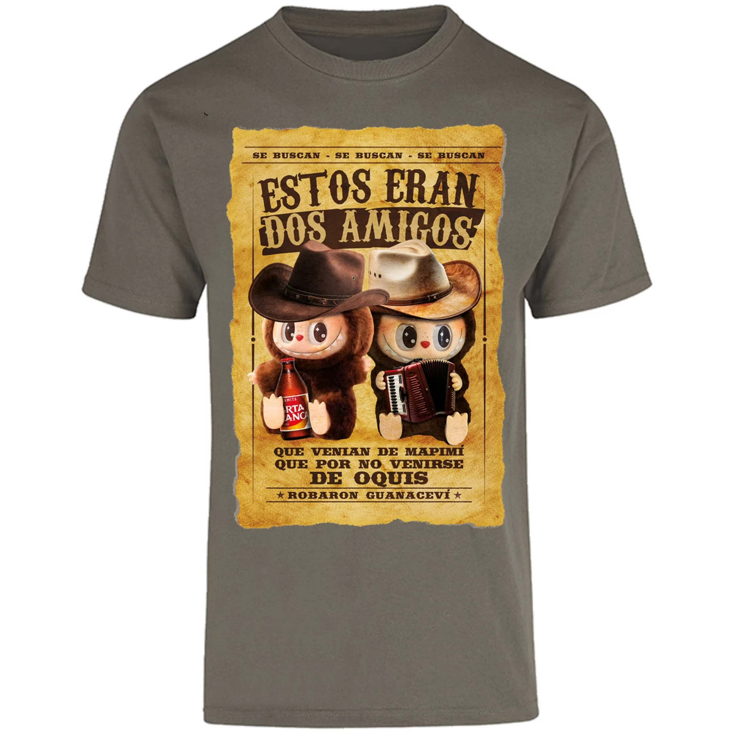 Playera Labubu Labubus Eran 2 Amigos para Adulto 1