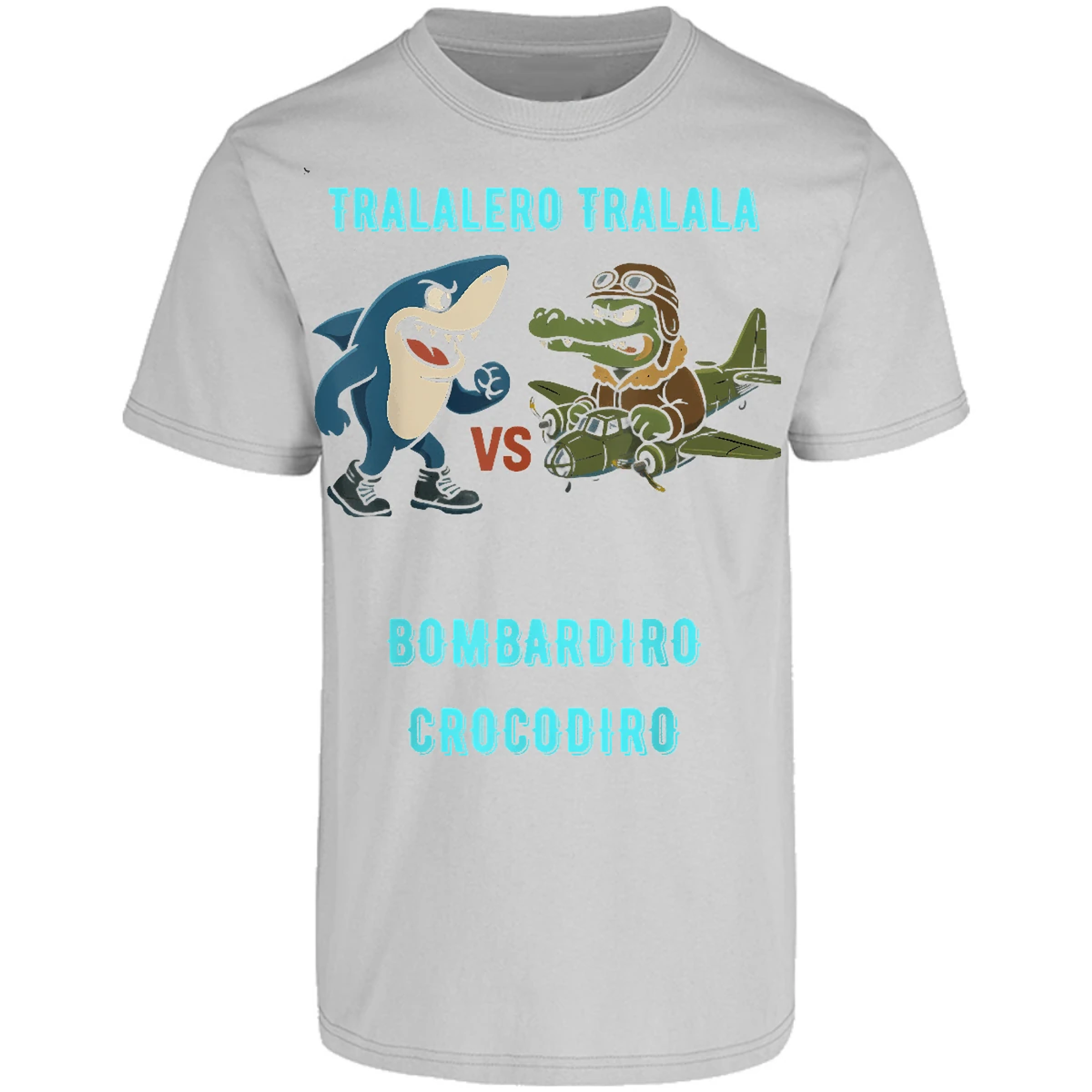 Playera Memes Bombardiro X Tralalero para Adulto 10
