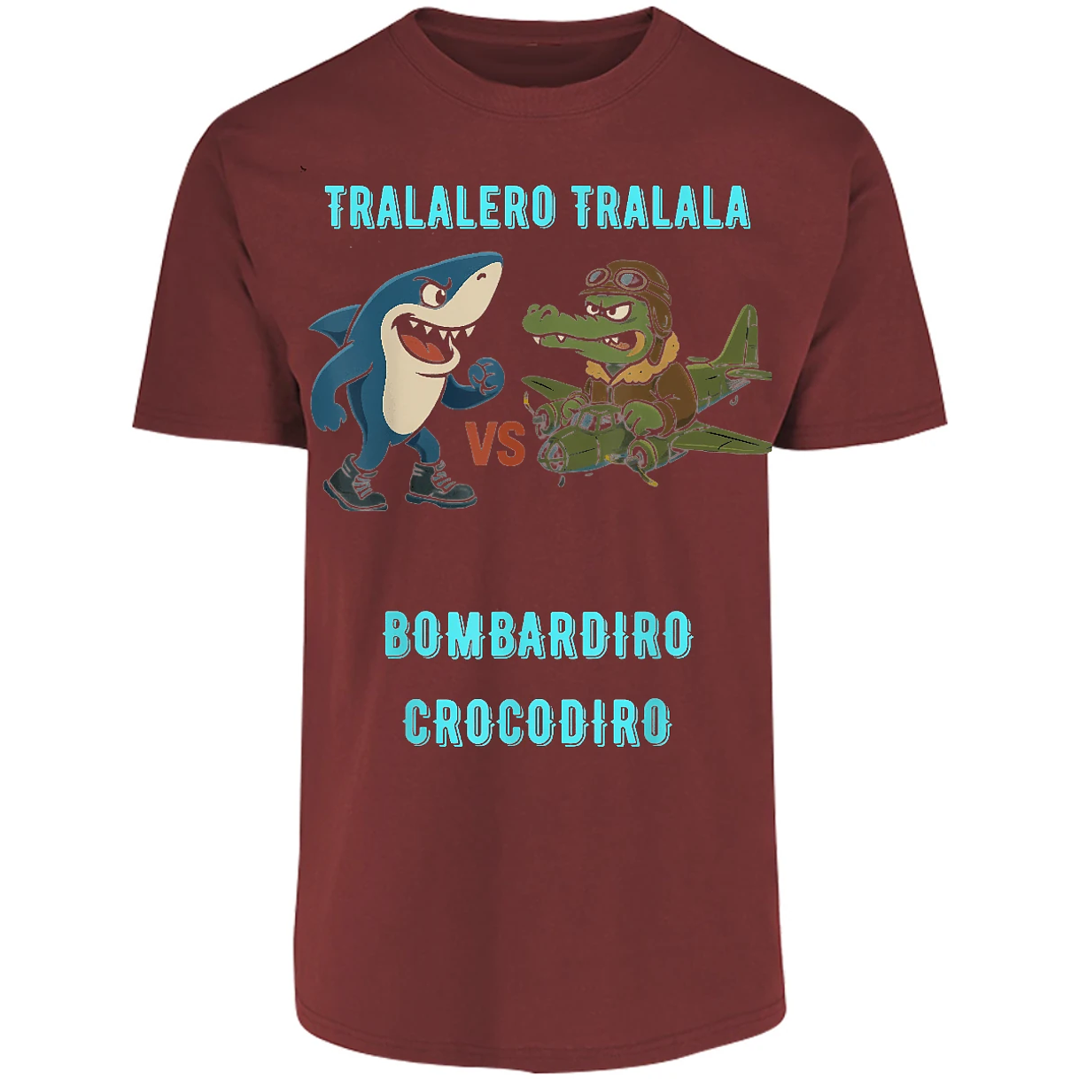 Playera Memes Bombardiro X Tralalero para Adulto 12