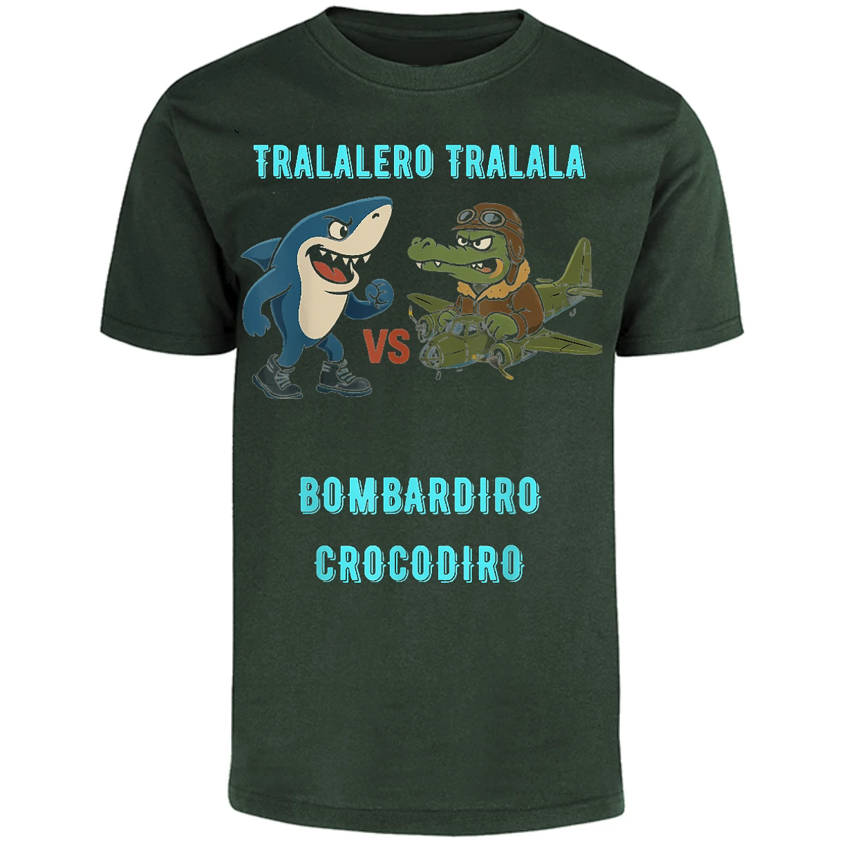 Playera Memes Bombardiro X Tralalero para Adulto 18