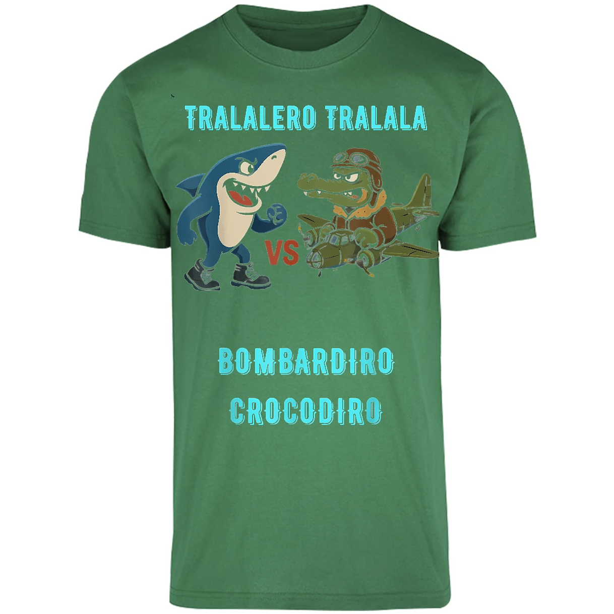 Playera Memes Bombardiro X Tralalero para Adulto 19