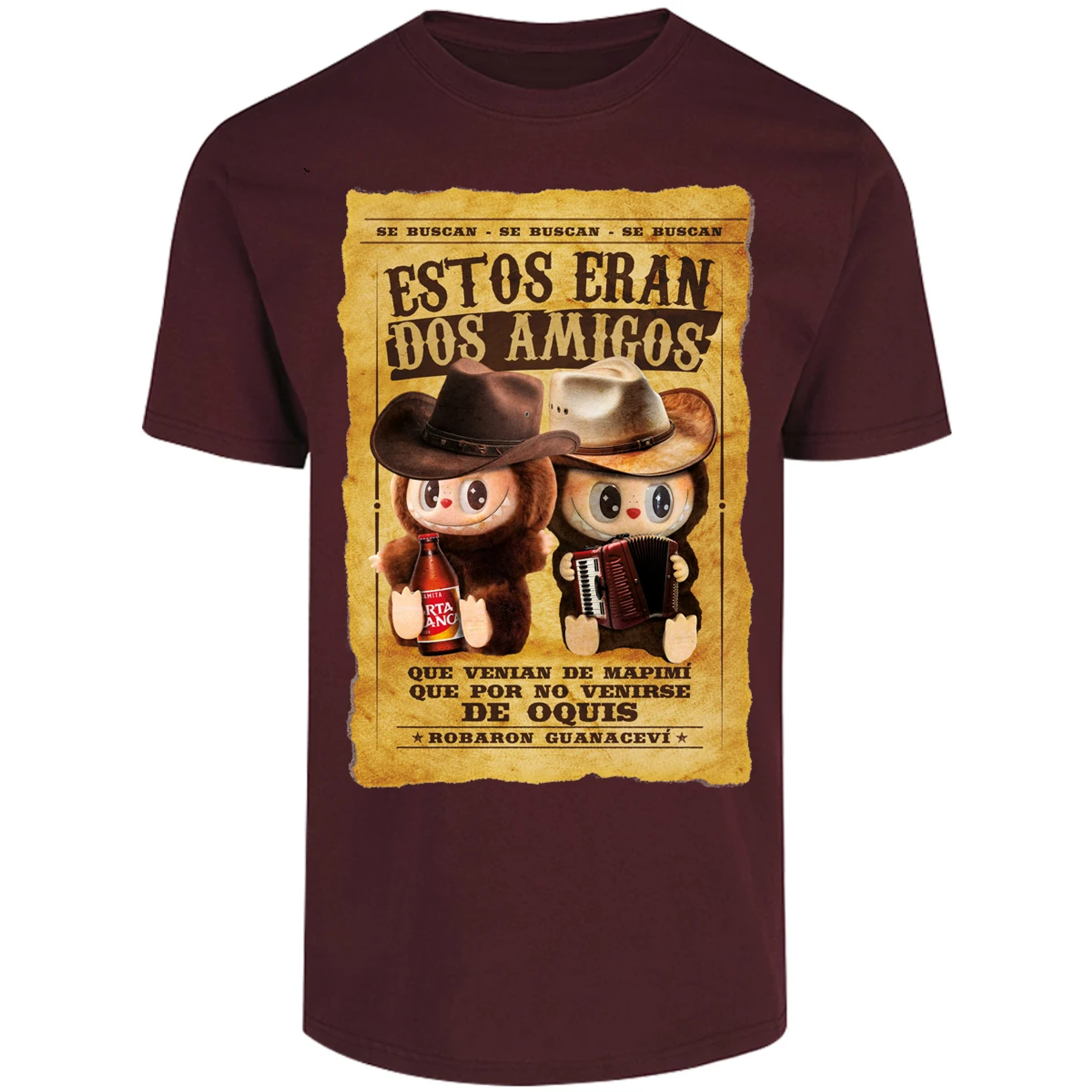 Playera Labubu Labubus Eran 2 Amigos para Adulto 12