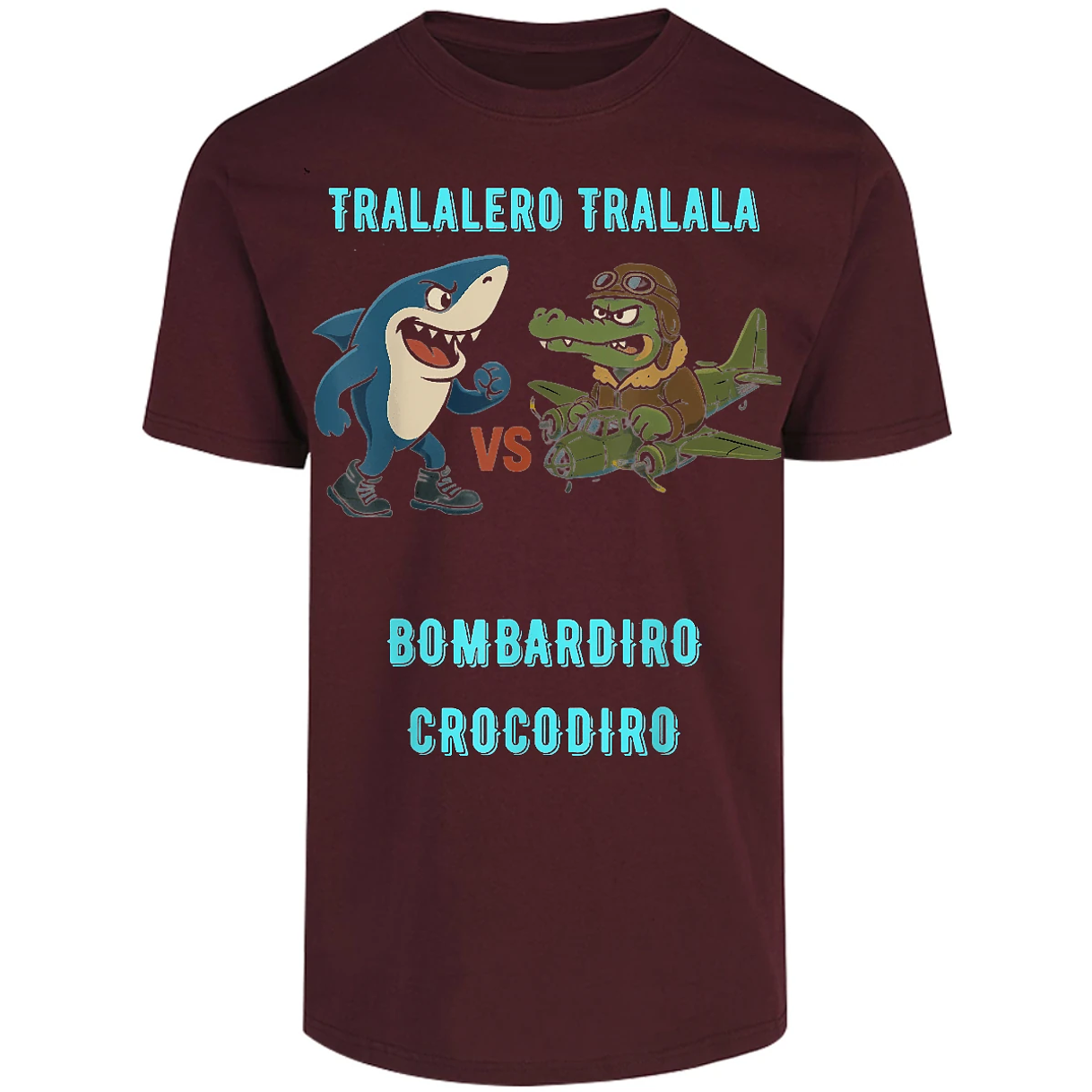 Playera Memes Bombardiro X Tralalero para Adulto 20